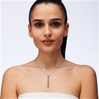 Collana Brosway Donna FANCY MAGIC PURPLE in Argento Zirconia FMP122 - FMP122